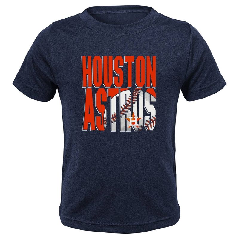 MLB Houston Astros Toddler Boys&#39; 3pk T-Shirt, 2 of 5