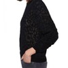 Women's Itana Leopard Burnout Caviar Knit Sweater - Joie - 3 of 4