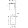 Lighting, 67"h, Floor Lamp, Usb Port Included, Brass Metal, Beige Shade, Contemporary - 3 of 4