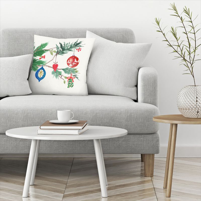 Christmas Toys by Pi Holiday Collection - Minimalist Throw Pillow, 3 of 5