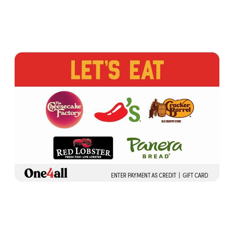 Let's Eat Gift Card (Mail Delivery), 1 of 2