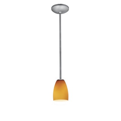 Access Lighting Sherry 1 - Light Pendant in  Brushed Steel