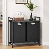 MaseiKar Laundry Basket Organizer, Laundry Hamper with Shelf Pull-Out Removable Bags, Dirty Clothes Hamper Organizer for Laundry Room Bathroom - 3 of 4