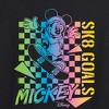 Women's - Disney - Mickey & Friends Lightweight French Terry Wide Neck Long Sleeve Shirt - 2 of 4