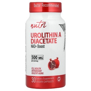 Nutri Urolithin A Diacetate, 30 Vegan Capsules (250 mg per Capsule) - 1 of 4