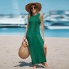 Women's Sleeveless Cutout Bodycon Cover-Up Maxi Dress - Cupshe - 4 of 4
