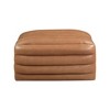 Meridian Furniture,Vega Vegan Leather Ottoman - 3 of 4