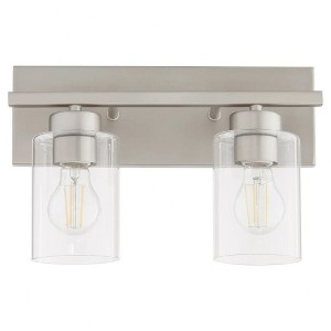 Quorum Lighting Carter 2 - Light Vanity in  Satin Nickel - 1 of 4