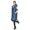 White Mark Women's Metallic Long Puffer Vest - 2 of 4