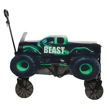 Seeing Red Monster Truck Wagon Cover Halloween Accessory