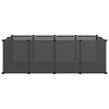 vidaXL Small Animal Cage Black 56.7 in.x29.1 in.x18.3 in. PP and Steel - 3 of 4