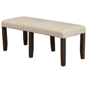 Alpine Furniture Brayden Bench, Espresso - 1 of 4