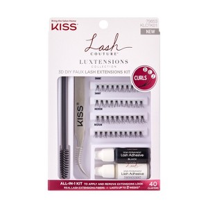 KISS Lash Couture Luxtensions Collection Faux Lash Extension Kit - 40ct - 1 of 4