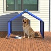 Sun Cover Dog Shade Shelter Outdoor Tent, Waterproof Pet Canopy with Steel Frame, Portable Camping House for Small Medium Dogs-The Pop Home - 2 of 4