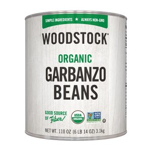 Woodstock - Organic Garbanzo Beans - Case of 6 - 110 oz - 1 of 1