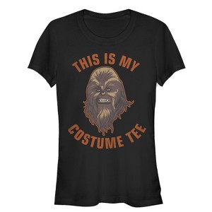 Juniors Womens Star Wars Halloween This is My Chewie Costume T-Shirt - 1 of 3