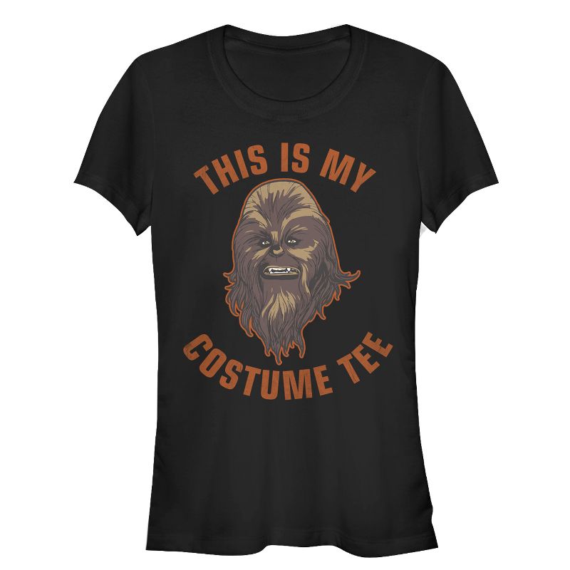 Juniors Womens Star Wars Halloween This is My Chewie Costume T-Shirt, 1 of 4