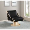 Meridian Furniture,Millwin Vegan Leather Swivel Accent Chair - 2 of 4