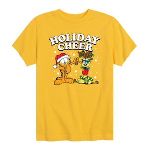 Boys' - Garfield - Feliz Navi Dog Short Sleeve Graphic T-Shirt - 1 of 4
