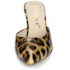 Allegra K Women's Casual Office Pointed Toe Slip-On Stiletto Slide Mules Heels - 2 of 4