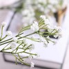 Attop 10pcs Simulation Babies Breath Fake Flower White Artificial Gypsophila Flowers Wedding Bridal DIY Bouquet Decor Arrangement - 3 of 4