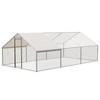 Large Metal Chicken Coop, Chicken Coop Run, Outdoor Chicken Pen with Waterproof & Anti-UV Cover, Large Chicken Coop or Outdoor Farm Yard - 2 of 4