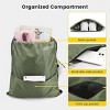 Drawstring Backpack is a must-have for outdoor hiking/fitness, with a simple design and strong waterproof - 3 of 4