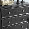 Modern 5 Drawers Dresser For Bedroom, Farmhouse 5 Chest Of Drawers, Accent Dresser Organizers Storage Cabinet For Living Room, Hallway, Entryway - 4 of 4