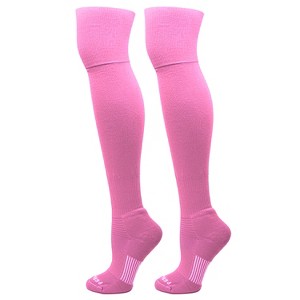 MK Socks Extreme Over the Knee Sports Socks - Bubblegum Pink - 1 of 2