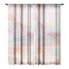 Sewzinski Pastel Mountains Single Panel Sheer Window Curtain - Society6 - 3 of 4