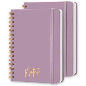 Belatt Lined Spiral Journal Notebook, A5 College Ruled Notebook for Journaling, Note-Taking, and Daily Planning, Durable Hardcover with Elegant Design - 1 of 4