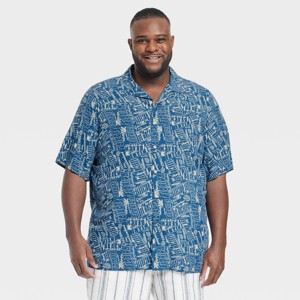Men's Short Sleeve Button-Down Shirt - Goodfellow & Co™ - 1 of 3