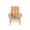 WestinTrends 5-Piece Modern Adirondack Outdoor Rocking Chair with Side Table Set - 4 of 4