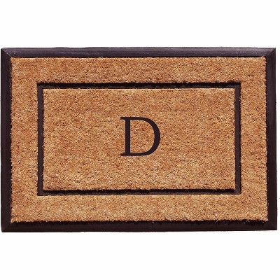 Calloway Mills 101632436D The General Monogram Doormat, 24" x 36", Letter D