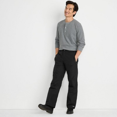 Мужские брюки Lands' End Men's Squall Waterproof Insulated Snow Pants - X Large - Black — фото 4