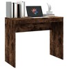 vidaXL Desk Smoked Oak 35.4"x15.7"x28.3" Engineered Wood - 4 of 4