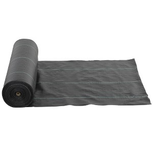 Weed Barrier Landscape Fabric, 5oz Heavy Duty Woven Weed Control Fabric for Landscaping - 1 of 4
