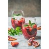 tagltd Buzzed Stemless Wine Glasses - Clear Drinkware for Bar - 16oz Capacity - Perfect for Spring - Hand Wash Only - 4 of 4