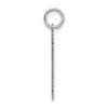 Black Bow Jewelry Sterling Silver, Jersey Collection, Medium Number 64 Pendant - 2 of 4