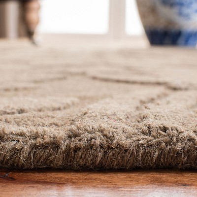 Ivory Floral Hand-Tufted Wool Round Area Rug