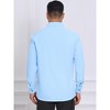 INSPIRE CHIC Men's Solid Color Button Down Long Sleeves Stretch Business Dress Shirt - 3 of 4
