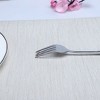 Unique Bargains Household Tableware Stainless Steel Dinner Forks 6.8 Inches Silver Tone 5 Pcs - 3 of 4