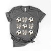 Simply Sage Market Soccer Ball Bows Stacked Short Sleeve Tee - 2 of 4