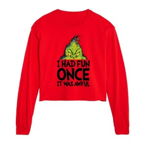 - Dr. Seuss -  Cropped Long Sleeve T-Shirt - 1 of 2