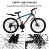 Topteng 24/26/27.5" Mountain Bike Spoke Wheel for Adults with Fender - 3 of 4