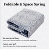 Area Rugs Bordered Modern Washable Rug Non-Slip Low Pile Rubber Backing Indoor Area Rug - 4 of 4