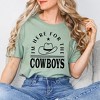 Simply Sage Market Women's I'm Here For The Cowboys Hat Short Sleeve Graphic Tee - 2 of 3