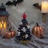 Northlight LED Lighted Skull and Ghost Halloween Tree - 12" - Black - 2 of 4