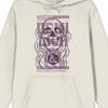 Dungeons & Dragons Demilich Line Art Long Sleeve Sand Adult Hooded Sweatshirt - 2 of 3
