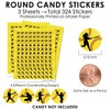 Big Dot of Happiness Grand Slam - Fastpitch Softball - Birthday Party or Baby Shower Small Round Candy Stickers - Party Favor Labels - 324 Count - 3 of 4
